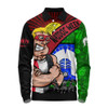St Kilda Long Sleeve Polo Shirt NAIDOC Week Pride Edition