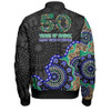 Indigenous Australian Aboriginal Bomber Jacket NAIDOC Fifty Years Cultural Celebration Edition