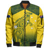Indigenous Australian Aboriginal Bomber Jacket Dreamtime Kangaroo Australia Pride