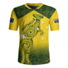 Indigenous Australian Aboriginal Rugby Jersey Dreamtime Kangaroo Australia Pride