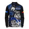 Canterbury-Bankstown Bulldogs Long Sleeve Polo Shirt NAIDOC Indigenous Warrior Spirit