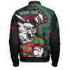 South Sydney Rabbitohs Bomber Jacket NAIDOC Indigenous Warrior Spirit