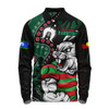 South Sydney Rabbitohs Long Sleeve Polo Shirt NAIDOC Indigenous Warrior Spirit