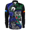 New Zealand Warriors Long Sleeve Shirt NAIDOC Indigenous Warrior Spirit