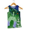 Indigenous Australian Aboriginal Men Singlet Spirit Of The Turtle Dreaming Path