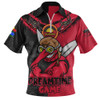 Essendon Zip Polo Shirt Dreamtime Warriors Of Culture