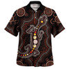 Indigenous Australian Aboriginal Hawaiian Shirt Aboriginal Gecko Dreaming Path