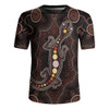 Indigenous Australian Aboriginal Rugby Jersey Aboriginal Gecko Dreaming Path