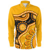 Indigenous Australian Aboriginal Long Sleeve Shirt Sun Pathway Walkabout