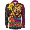 Brisbane Lions Long Sleeve Shirt NAIDOC Spirit Of Country
