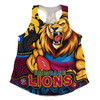 Brisbane Lions Women Racerback Singlet NAIDOC Spirit Of Country