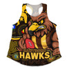 Hawthorn Women Racerback Singlet NAIDOC Spirit Of Country