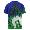 Indigenous Australian Aboriginal T-Shirt Island Heart Turtle Path