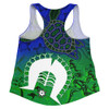Indigenous Australian Aboriginal Women Racerback Singlet Island Heart Turtle Path