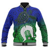 Indigenous Australian Aboriginal Baseball Jacket Island Heart Turtle Path