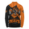 Wests Tigers Long Sleeve Polo Shirt Fearless Soul Series