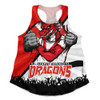St. George Illawarra Dragons Women Racerback Singlet Fearless Soul Series