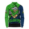 Canberra Raiders Long Sleeve Polo Shirt Fearless Soul Series