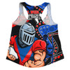 Newcastle Knights Women Racerback Singlet NAIDOC Indigenous Warrior Spirit