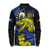 Parramatta Eels Long Sleeve Polo Shirt NAIDOC Indigenous Warrior Spirit