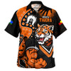 Wests Tigers Hawaiian Shirt NAIDOC Indigenous Warrior Spirit