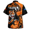 Wests Tigers Hawaiian Shirt NAIDOC Indigenous Warrior Spirit