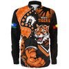 Wests Tigers Long Sleeve Shirt NAIDOC Indigenous Warrior Spirit