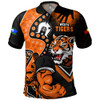 Wests Tigers Polo Shirt NAIDOC Indigenous Warrior Spirit