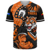Wests Tigers Baseball Shirt NAIDOC Indigenous Warrior Spirit