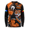 Wests Tigers Long Sleeve T-shirt NAIDOC Indigenous Warrior Spirit