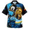 Gold Coast Titans Hawaiian Shirt NAIDOC Indigenous Warrior Spirit