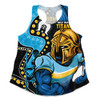 Gold Coast Titans Women Racerback Singlet NAIDOC Indigenous Warrior Spirit
