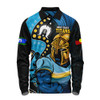 Gold Coast Titans Long Sleeve Polo Shirt NAIDOC Indigenous Warrior Spirit