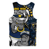 North Queensland Cowboys Men Singlet NAIDOC Indigenous Warrior Spirit