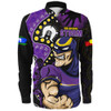 Melbourne Storm Long Sleeve Shirt NAIDOC Indigenous Warrior Spirit