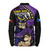 Melbourne Storm Long Sleeve Polo Shirt NAIDOC Indigenous Warrior Spirit