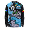 New South Wales Blues Long Sleeve T-shirt NAIDOC Indigenous Warrior Spirit