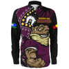 Queensland Maroons Long Sleeve Shirt NAIDOC Indigenous Warrior Spirit