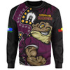 Queensland Maroons Sweatshirt NAIDOC Indigenous Warrior Spirit
