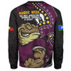 Queensland Maroons Sweatshirt NAIDOC Indigenous Warrior Spirit