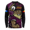 Queensland Maroons Long Sleeve T-shirt NAIDOC Indigenous Warrior Spirit
