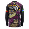 Queensland Maroons Long Sleeve T-shirt NAIDOC Indigenous Warrior Spirit