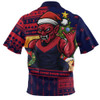 Queensland Maroons Zip Polo Shirt NAIDOC Indigenous Warrior Spirit