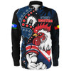 Sydney Roosters Long Sleeve Shirt NAIDOC Indigenous Warrior Spirit