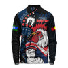 Sydney Roosters Long Sleeve Polo Shirt NAIDOC Indigenous Warrior Spirit