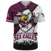 Manly Warringah Sea Eagles Baseball Shirt Fearless Soul Series
