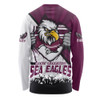 Manly Warringah Sea Eagles Long Sleeve T-shirt Fearless Soul Series