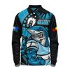 Cronulla-Sutherland Sharks Long Sleeve Polo Shirt NAIDOC Indigenous Warrior Spirit