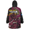 Brisbane Broncos Snug Hoodie NAIDOC Indigenous Warrior Spirit