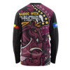 Brisbane Broncos Long Sleeve T-shirt NAIDOC Indigenous Warrior Spirit